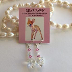 🆕Swarovski Crystals & sterling silver earrings✨💖